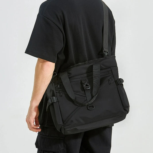 Cool Work Clothing Shoulder Bag Student Tutorial Bag Commuter Shoulder Crossbody Bag