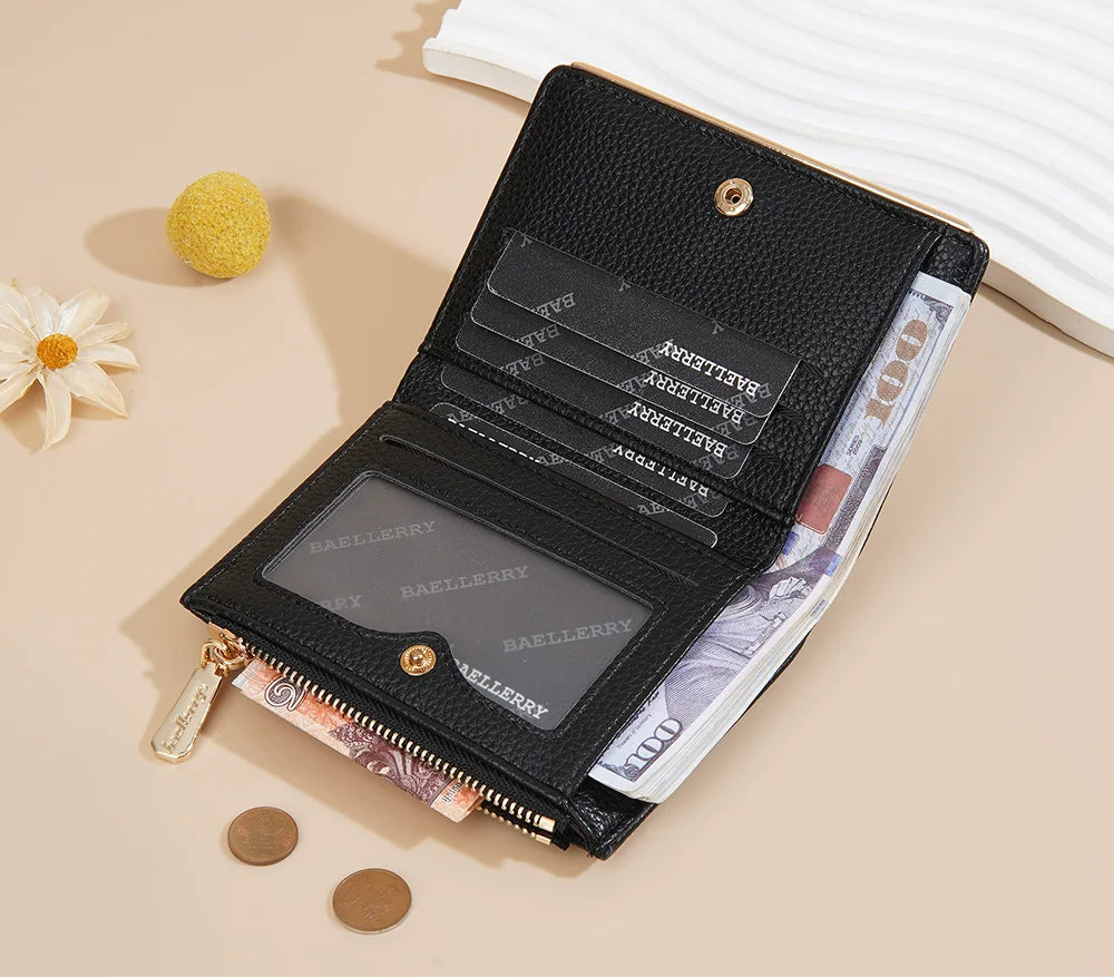 Women Wallets Simple Card Holder Zipper Female Coin Purse Slim Card Bag For Girls