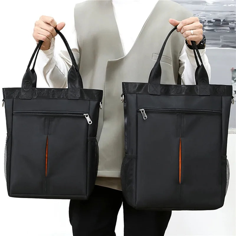 Men Shoulder Messenger Bag Oxford Cloth Material  High Quality Multi-function Large Capacity Handbag