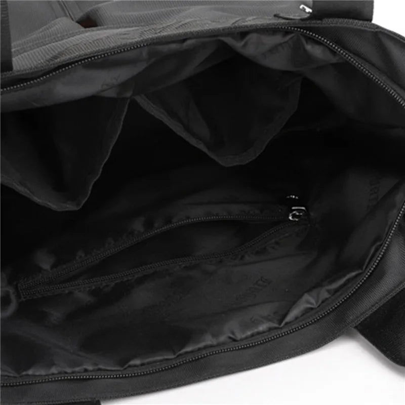 Men Shoulder Messenger Bag Oxford Cloth Material  High Quality Multi-function Large Capacity Handbag