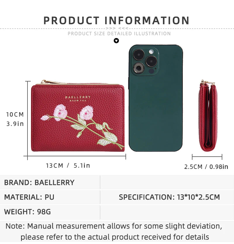 Women Wallets Simple Card Holder Zipper Female Coin Purse Slim Card Bag For Girls