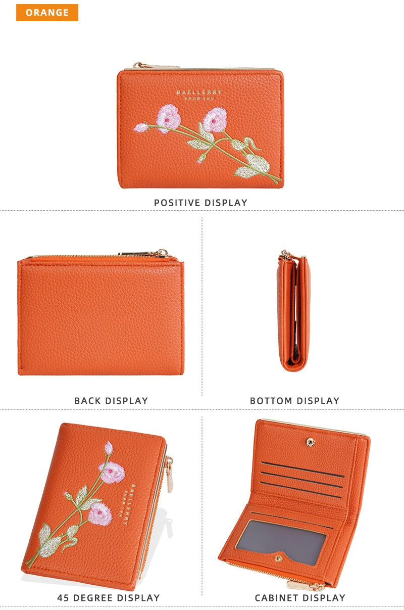 Women Wallets Simple Card Holder Zipper Female Coin Purse Slim Card Bag For Girls