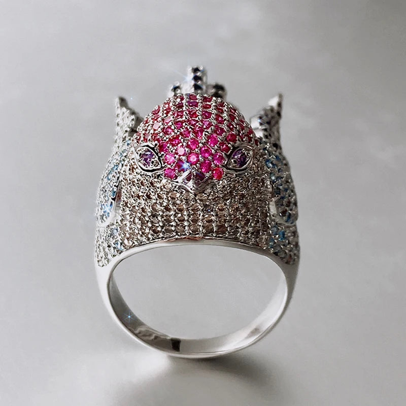 Hyperbole Bird Finger Ring Female for Cocktail Party
