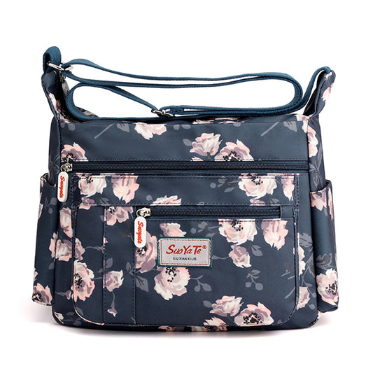 Multi-pocket Design Women Shoulder Bag Fashion Casual Women Bag High Quality Durable Fabric Nylon Handbag