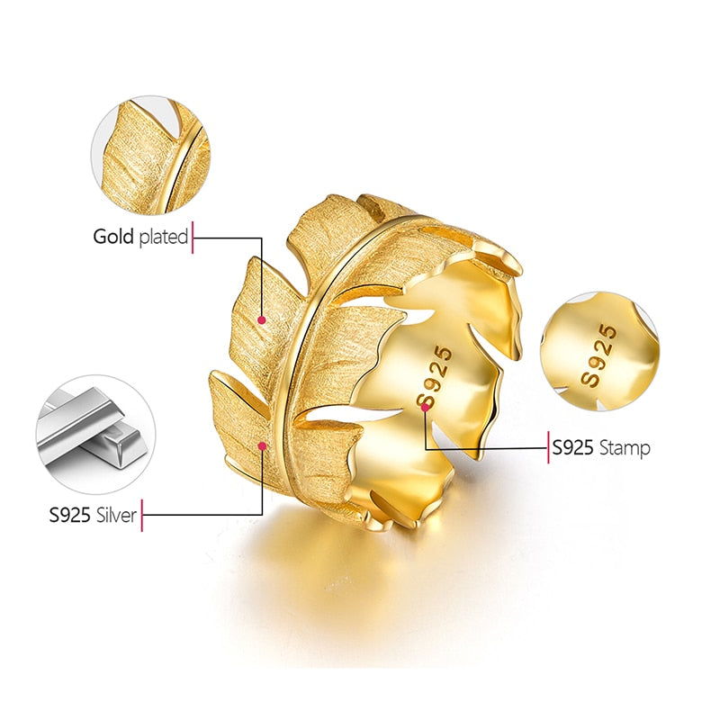 925 Sterling Silver Natural Jewelry Elegant Rings for Women