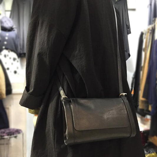Cowhide Leather Messenger Bag Designer Brand Black Women Handbags
