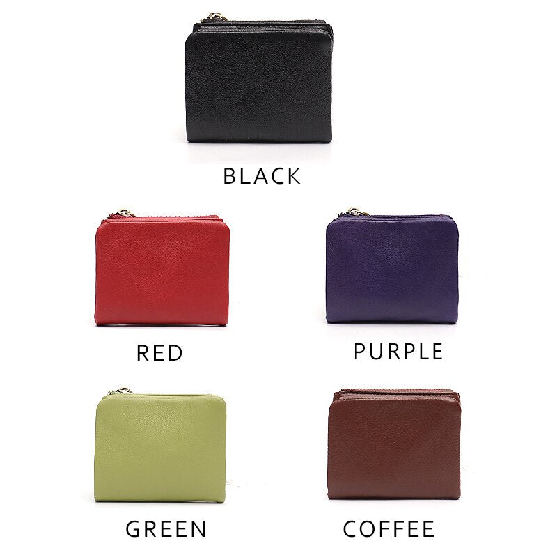 Short Wallet For Women Brand Design Functional Zipper Card Holder