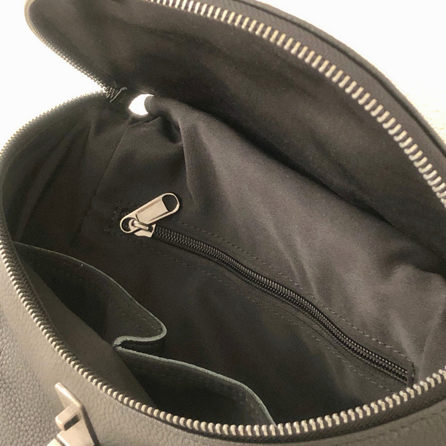 Genuine Leather mini Backpack 2-way convertible shoulder bag female