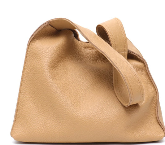 Soft Genuine Leather Shoulder Bags Casual Handbags Tote Purse