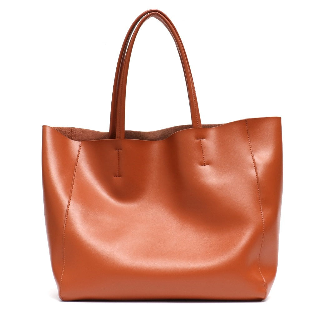 Women Leather Shoulder Bags Large Capacity Bag