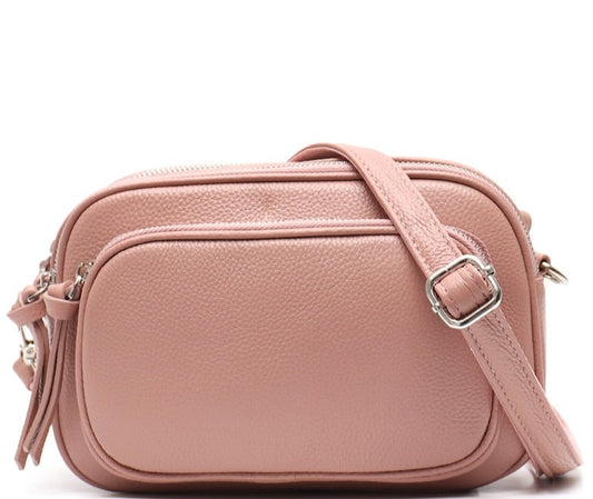 Genuine Leather for Girl Fashion Square Satchels Handbag