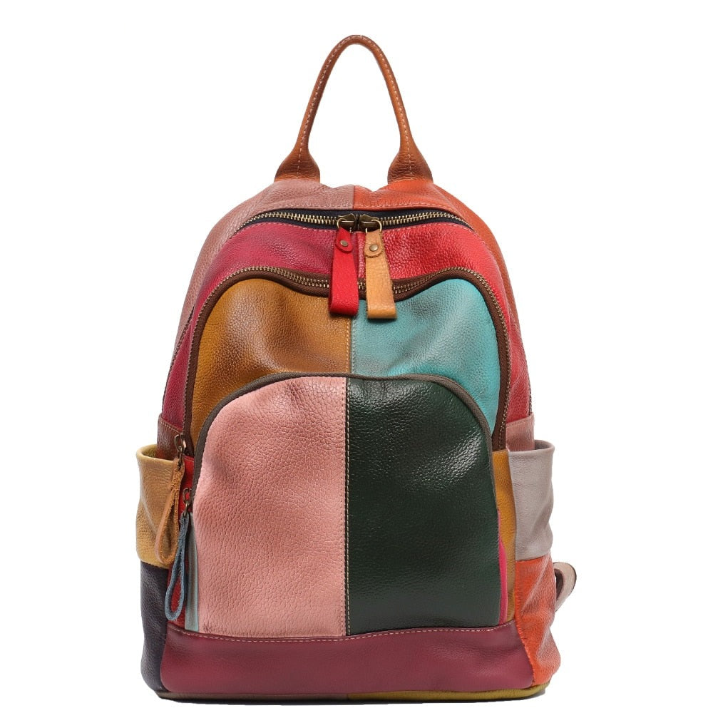 Women Colorful Backpack Travel Bags