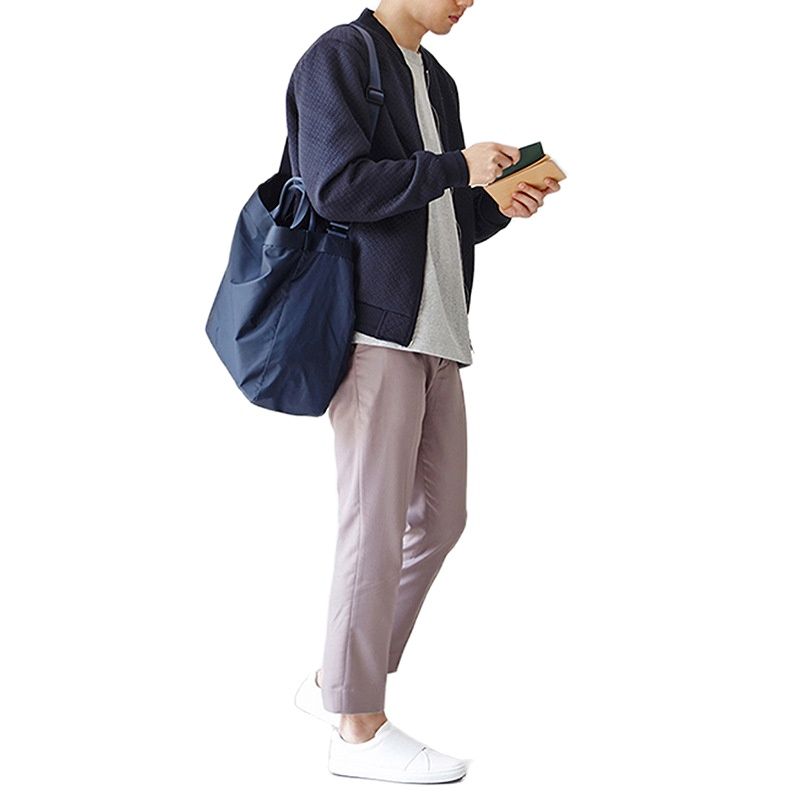 Large Capacity Tote Bag Nylon Casual Handbag Fitness Yoga Bag Unisex Storage Shoulder Bag